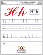 ı harfi çizgi çalışması